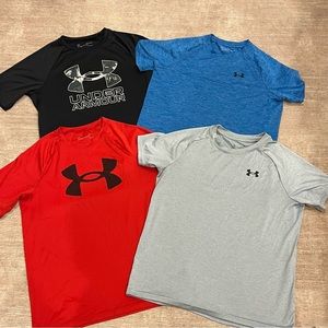 Boys under Armour shirts